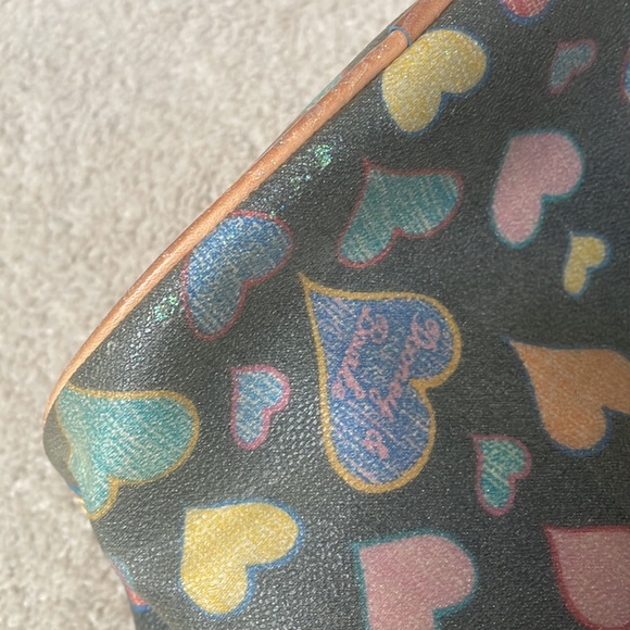 Dooney & Bourke Scribble Hearts Y2K Mini Shoulder Bag - Picture 3 of 9